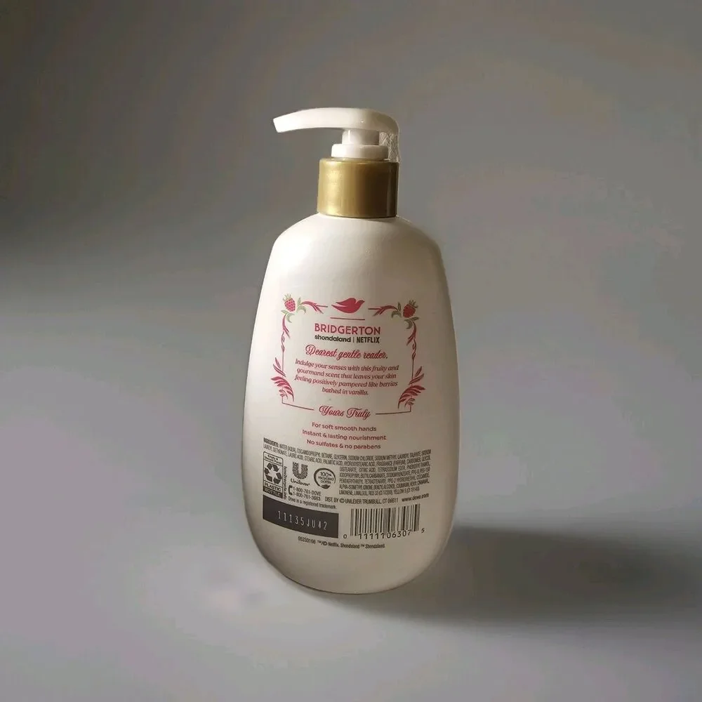 Dove x BRIDGERTON Raspberry Rendezvous HAND WASH 12 oz. NEW! LIMITED EDITION
